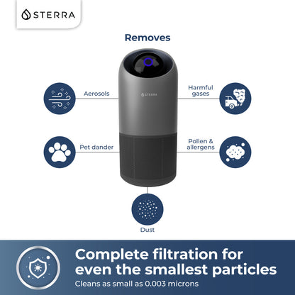 Sterra Moon™ Air Purifier - Space Grey