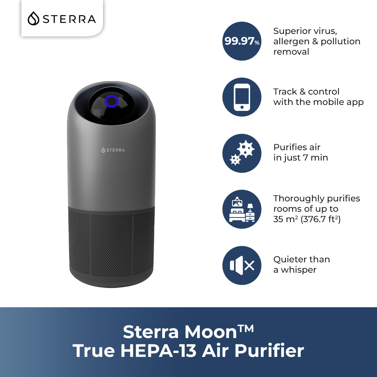 Sterra Moon™ Air Purifier