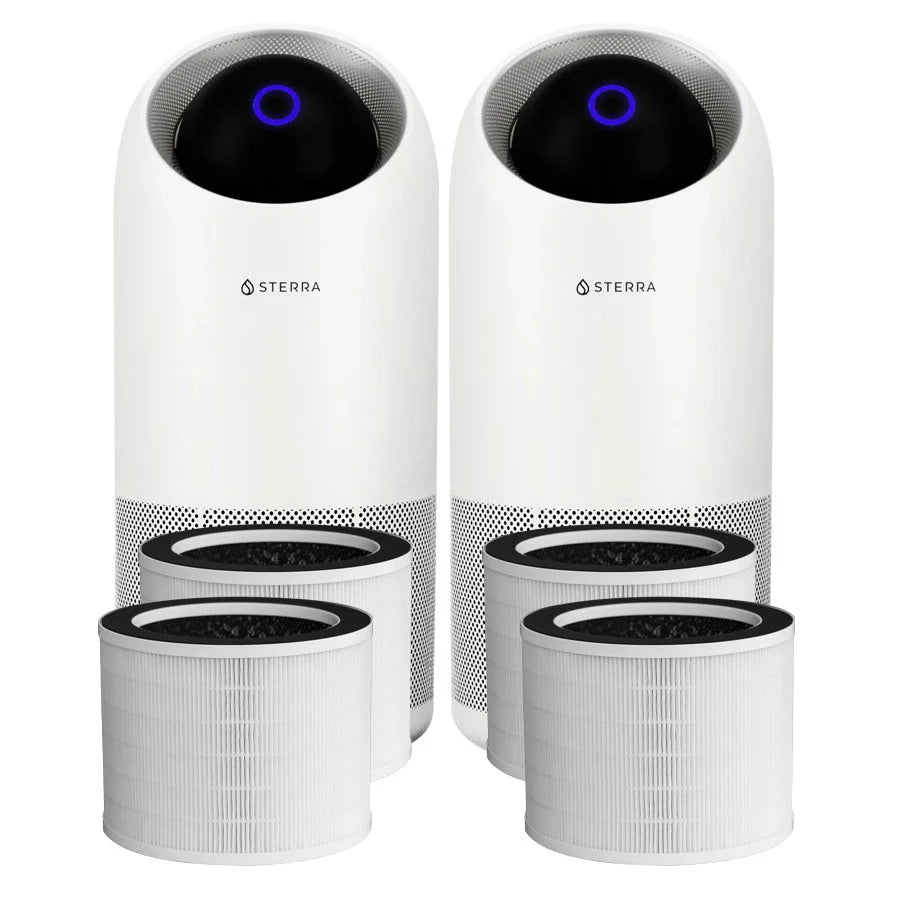 2 Sterra Moon™ Air Purifiers With 4 Filters